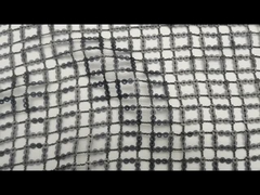 124개 센티미터 흑색 컬러 지오 번쩍이는 금속 조각은 이브닝 드레스를 위한 구성을 수놓았습니다