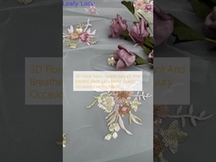 3차원 꽃가루 팩 퀸 우아하고 숨쉬는 넥타이 팩 럭셔리 이벤트 저녁 팩