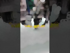 랜스 직물 흰색 수직 랜스 직물 맞춤형 디자인