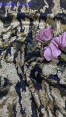 124cm 다채색 쉐이크인 embroidery fabric With Ground Mesh for Evening Dress