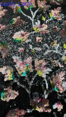 화려한 넥타이 embroidered 세킨 천 롤 드레스 장식