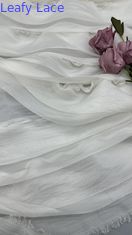 우아하고 튼튼한  Mesh Fabric 蕾丝 织物 결혼식 및 생일을 위해