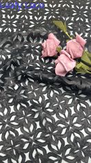 홀아웃 세킨 embroidery 금속 직물 내구성 있고 우아한 세킨 결혼식 파티 드레스