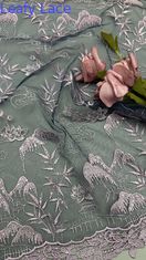 100% 면 embroidery 蕾丝 织物 꽃 스타일 숨쉬고 우아한 embroidered fabric