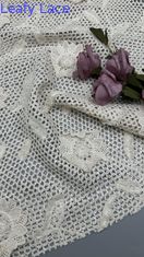 embroidered leavesy sequin lace fabric 고품질 파티 드레스