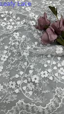 세킨 embroidery 직물 우아한 Lusiate 호흡 embroidered renda 직물 반짝이는 잎 럭셔리 기회 직물