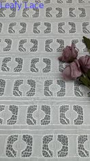 프랑스 빈티지 蕾丝 잎 가루 럭셔리  Mesh 툴레 DIY 드레스 만들기