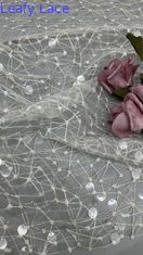 시킨 embroidery 천 반짝이는 크로켓 renda 천 저녁 기회 천