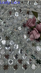 스커트 패션 디자인 프로젝트 진주 embroidery 직물 蕾丝 직물 전체 드레스를 위해 고품질  Mesh 蕾丝 드레스를 위해