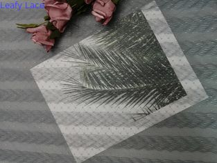 어린 소녀 드레스를 위한 회색 폴리에스테르 주름 메쉬 주름형 레이스천