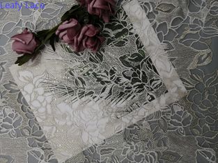 60 야드 루렉스 금속성 백상 아색 번쩍이는 금속 조각 레이스천