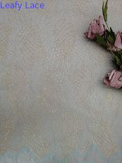 직물인 파티 과장 금속성 기하학적 레이스천 여성