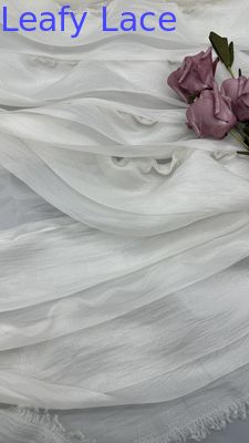 Elegant And Durable Mesh Fabric Lace Fabric For Wedding And Birthday Occasions