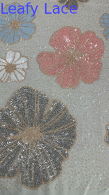 Colorful French Lace Fabric  Delicate and Elegant  for Custom Evening Dresses and Long Formal Gowns