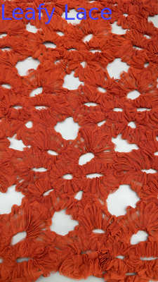 Luxury Ruffled Lace Fabric Handcrafted Layered Tulle With Hollow-up For Dramatic Evening Gowns