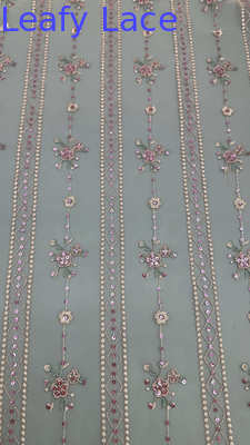 French Tulle Lace With  Sequin Ultra Fine Mesh For Couture-Inspired Formal And Evening Wedding Wear