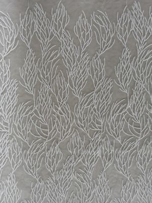 Embroidery Corded Lace Fabric White Wedding Lace Fabric