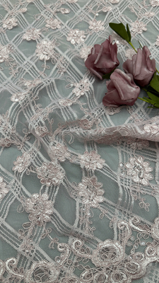 새 잎 embroidery 럭셔리 꽃 100% 넥타이 embroidery 직물 renda 직물 결혼식 생일 기념품