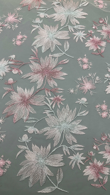 3D 꽃 蕾丝 织物 내구성 있고 우아한 고급 embroidery 织物 결혼식 생일 기념품 고품질 embroidery 蕾丝 织物
