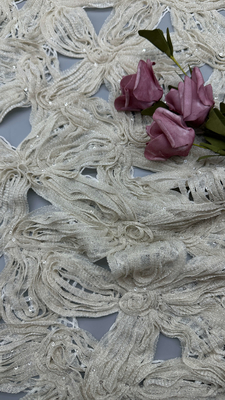 고품질의 금속 쉐이크인 蕾丝 织物 내구성 있고 우아한 고급 embroidery 织物 결혼식 생일 기념품 고품질의 금속 쉐이크인 蕾丝 织物