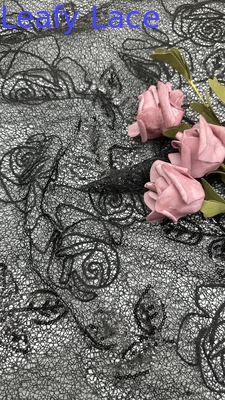 폴리에스테르 시킨 코더 蕾丝 织物 우아한 시킨 蕾丝 embroidered 시킨 织物