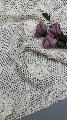 embroidered leavesy sequin lace fabric 고품질 파티 드레스