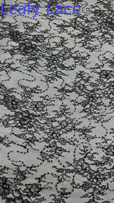 100% 면화 embroidery fabric 우아하고 숨쉬는 embroidered lace fabric 잎자루 럭셔리 오케이션 fabric