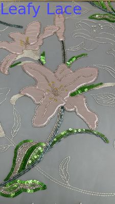 찌는 蕾丝 布 珠珠 蕾丝 布 花朵 雅雅 呼吸 蕾丝 布 豪华 布