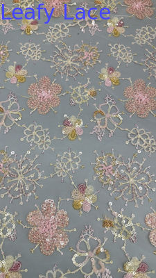 세킨 embroidered fabric 잎자루 세킨 floral breathe 세킨  renda fabric 럭셔리 오케이션 fabric