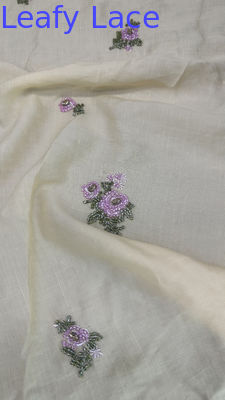귀걸이 꽃 蕾丝 织物 embroidered 蕾丝  Mesh Breathe Fabric Occasion Dressing Birthday Fabric