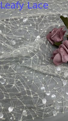 시킨 embroidery 천 반짝이는 크로켓 renda 천 저녁 기회 천