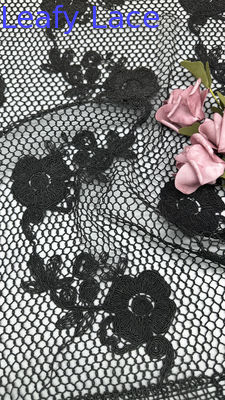 잎겨드랑이 새로 도착 embroidery hollow-up 蕾丝 직물 호흡 우아한 드레스