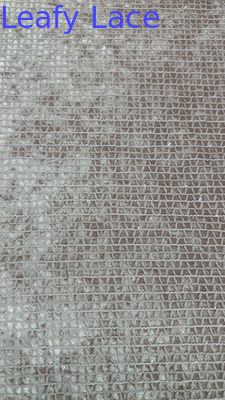 100% 폴리에스테르 수직  Mesh Sequin 蕾丝 织物 Holow-up 우아한 蕾丝 Fabic