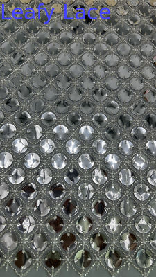 스커트 패션 디자인 프로젝트 진주 embroidery 직물 蕾丝 직물 전체 드레스를 위해 고품질  Mesh 蕾丝 드레스를 위해