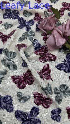 파파리 세킨 embroidered fabric mesh lace 의류의 새로운 컬렉션 드레스 패션 디자인
