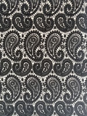 Chemical Crochet Water Soluble Embroidery Fabric For Women Dress Garment
