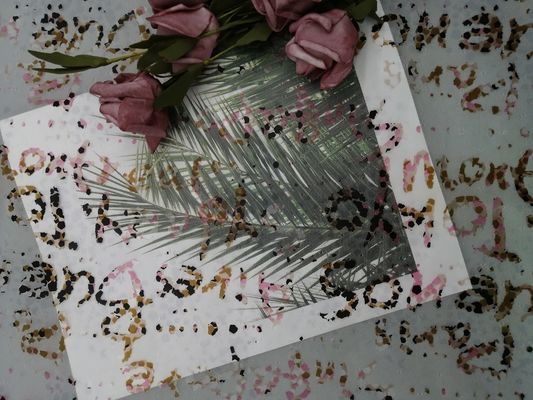 드레스를 편평하게 하기 위한 빛깔 얇은 명주 그물 메쉬 인쇄된 레이스천