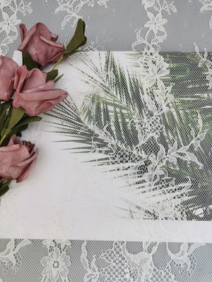 얇은 명주 그물 메쉬는 면직포를 수놓았습니다