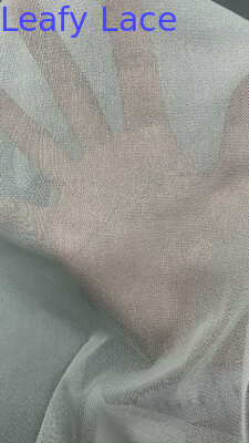 드레스용 튤 메쉬 원단, 웨딩드레스 맞춤 제작, 잎사귀 드레스
