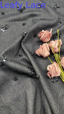 패션 디자이너를 위한 OEM 랜스 직물 제조사 쉐이크인 embroidered 랜스 직물 우아한 아름다운 색깔